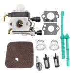 Carburateur avec joint pour taille - haie stihl fs38 fs45 fs46 fs55 fs55c fc55 fs74 fs75 fs76 fs80 km85, ...
