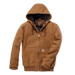 Carhartt 104050 - veste active 100% coton duck a capuche - m - carhartt® brown Carhartt 104050 - veste active 100% coton duck a capuche - m - carhartt® brown