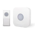 Carillon sans fil - scs sentinel - 200 metres - simplybell - blanc