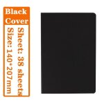 Carnet de notes a5 76 pages, papier blanc vierge, planificateur d'ecriture quotidien, journal, bloc - ...