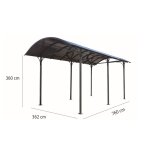 Carport aluminium pour camionnette, camping - car, caravane et bateau Carport aluminium pour camionnette, camping - car, caravane et bateau