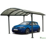 Carport aluminium - toit demi - rond 14, 62 m2