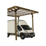 Carport base 3 x 5 - hauteur 4 m - trait autoclave
