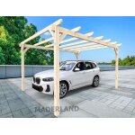 Carport en bois lamell� - coll� rouen 600 x 400 cm - maderland