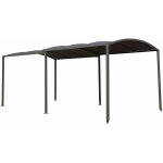 Carport en m�tal extensible   mathis  - 303 / 566 x 295 x 240 cm - gris