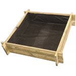 Carr� potager en bois  aneth  - 80 x 80 x 10 cm