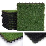 Carreau d'herbe wpc - e13, carrelage a pelouse, tapis de gazon, balcon / terrasse, 11pièces a 30x30cm ... Carreau d'herbe wpc - e13, carrelage a pelouse, tapis de gazon, balcon / terrasse, 11pièces a 30x30cm ...