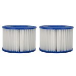Cartouche filtrante de piscine, 2 pièces, élément filtrant de remplacement pour bains à remous, spas, ... Cartouche filtrante de piscine, 2 pièces, élément filtrant de remplacement pour bains à remous, spas, ...