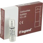 Cartouche industrielle cylindrique sans voyant legrand - 500 v coupure 100000 a - intensit� 16 a