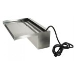 Ubbink cascade avec led niagara 90 cm acier inoxydable 1312126