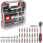 L - case 37 pcs. set d'embouts et de cliquets (embouts de 25 mm, cliquet, porte - embouts  changement ...