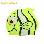 Casquette de natation en silicone pour enfants, chapeau de piscine, étanche, protège les oreilles, garçons ... Casquette de natation en silicone pour enfants, chapeau de piscine, étanche, protège les oreilles, garçons ...