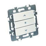 Casual mcanisme commande volet roulant + cache alu + support mtal debflex