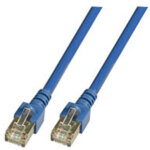 Cat 5e c�ble patch, f / utp, bleu, 3 m, conducteur en aluminium plaqu� cuivre (cca). longueur de c�ble ...