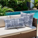 Cauc - housse de coussin imperméable 45x45 cm noir style rustique - résistante aux intempéries, parfaite ... Cauc - housse de coussin imperméable 45x45 cm noir style rustique - résistante aux intempéries, parfaite ...