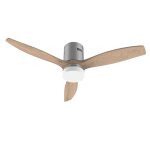Cecotec ventilateur de plafond avec lumire et wifi energysilence aero 5600 steel aqua connected. 40 ...