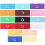 Ceintures de chaise en spandex et lycra avec nud papillon, bandes avec boucle pour dcoration de mariage, ...