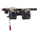 Ceinture  outils pro cuir 11 compartiments