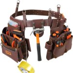 Ceinture porte outil - vevor - 22 poches, rglable 29 pouces  54 pouces, sac  outils amovible - pour ...