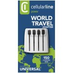 Cellularline world travel adapter - universal adaptateur universel pour prises du monde entier