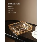 Cendrier en verre cristal de luxe lger personnalit crative tendance grand anti - cendres volantes ...