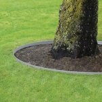 Centrale - brico bordure � planter acier galvanis� gris 12. 5x118 cm
