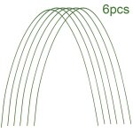 Cerceaux pour serre, 6 pièces, en forme de tunnel, pour le jardinage et la culture, matériel de support, ... Cerceaux pour serre, 6 pièces, en forme de tunnel, pour le jardinage et la culture, matériel de support, ...
