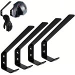 Cfux - 4 pièces porte casque moto: support casque moto, accessoires moto noir, multifonction pour casque ... Cfux - 4 pièces porte casque moto: support casque moto, accessoires moto noir, multifonction pour casque ...