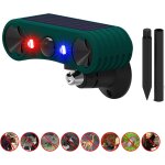 Cfux - alarme de capteur de mouvement solaire intrieur et extrieur, ultrasons, sirne forte de 130 ...