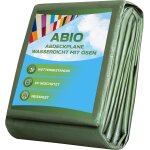 Cfus - bâche de protection, 4 x 5 m, verte, 90 g / m, imperméable, avec ?illets, en tissu, pour tente, ... Cfus - bâche de protection, 4 x 5 m, verte, 90 g / m, imperméable, avec ?illets, en tissu, pour tente, ...