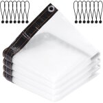 Cfus - bâche transparente avec ?illets 2x3m bâche imperméable exterieur plastique serre protection etanche ... Cfus - bâche transparente avec ?illets 2x3m bâche imperméable exterieur plastique serre protection etanche ...