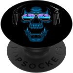 Cfux - casque dj skull lunettes disco support et grip pour smartphones et tablettes