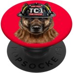 Cfux - chien de berger allemand portant un casque de pompier popsockets popgrip - support et grip pour ... Cfux - chien de berger allemand portant un casque de pompier popsockets popgrip - support et grip pour ...