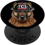 Cfux - chien de berger allemand portant un casque de pompier popsockets popgrip - support et grip pour ... Cfux - chien de berger allemand portant un casque de pompier popsockets popgrip - support et grip pour ...