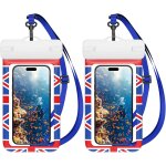 Cfus - etui de pochette de tlphone etanche grande coque 8. 8 inch ipx8 etanche avec lanire rglable ...