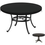 Cfus - housse de table de jardin ronde housse imperméable pour mobilier de jardin, anti - uv couverture ... Cfus - housse de table de jardin ronde housse imperméable pour mobilier de jardin, anti - uv couverture ...