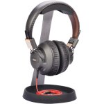 Cfux - hs102 support universel robuste en mtal & silicone pour casques audio avec support de cble