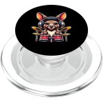 Cfux - kangourou avec casque et batterie popsockets popgrip pour magsafe Cfux - kangourou avec casque et batterie popsockets popgrip pour magsafe