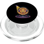 Cfux - plante dj soleil avec casque et platines popsockets popgrip pour magsafe Cfux - plante dj soleil avec casque et platines popsockets popgrip pour magsafe