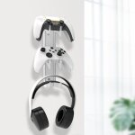 Cfux - support de casque contrleur de jeu, support de casque gaming transparent casque stand, pieds ...