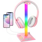Cfux - support de casque pour jeux sur pc ¿ support de casque rvb pour garon gamer, support de casque ...
