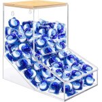 Chaas - boîte à détergent avec 2 couvercle, acrylique organisateur de détergent 2. 45l, bureau ou montage ... Chaas - boîte à détergent avec 2 couvercle, acrylique organisateur de détergent 2. 45l, bureau ou montage ...