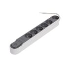 Chacon bloc multiprise parafoudre avec interrupteur 6 prises 16a 1. 5m gris Chacon bloc multiprise parafoudre avec interrupteur 6 prises 16a 1. 5m gris