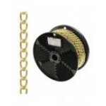 Cha�ne d�corative gourmette dor�e 2, 5mm / bobine 20 m�tres