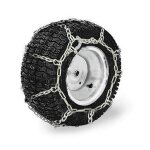 Cha�nes � neige pour roues de tracteur � gazon mtd; 18x9 5''; 2 unit�s