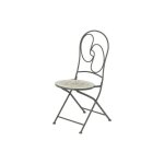 Chaise - bistro - 899264 - noir - fer - extrieur