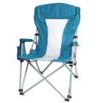 Chaise de camping hwc - l50, chaise pliante chaise de p�cheur chaise de r�gie, lavable housse de protection ...