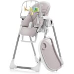 Chaise haute bb evolutive, pliable et rglable, nettoyage facile - inclinable en transat bebe avec ...