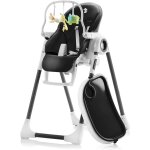 Chaise haute bb evolutive, pliable et rglable, nettoyage facile - inclinable en transat bebe avec ...