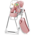 Chaise haute bb evolutive, pliable et rglable, nettoyage facile - inclinable en transat bebe avec ...